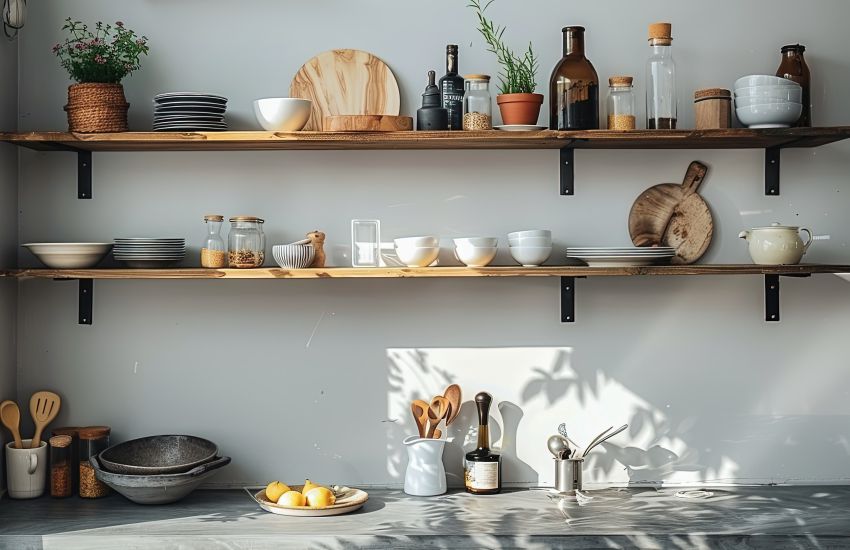 Creative Kitchen Shelf Design Ideas for a Modern Space - Orientbell Tiles