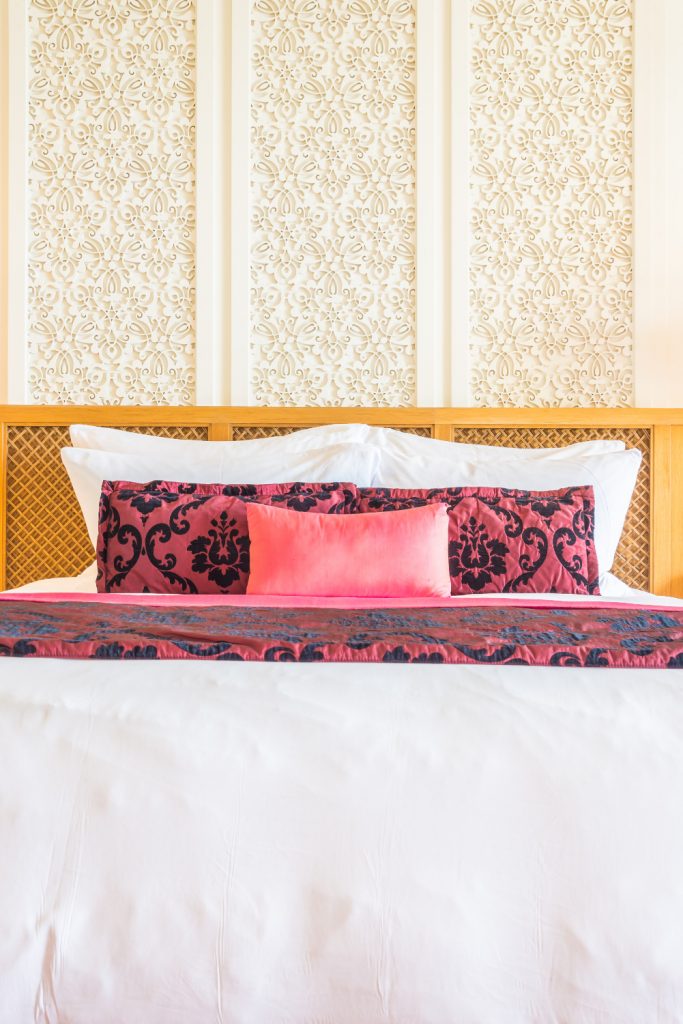 Fabric Panel Bed Back Design
