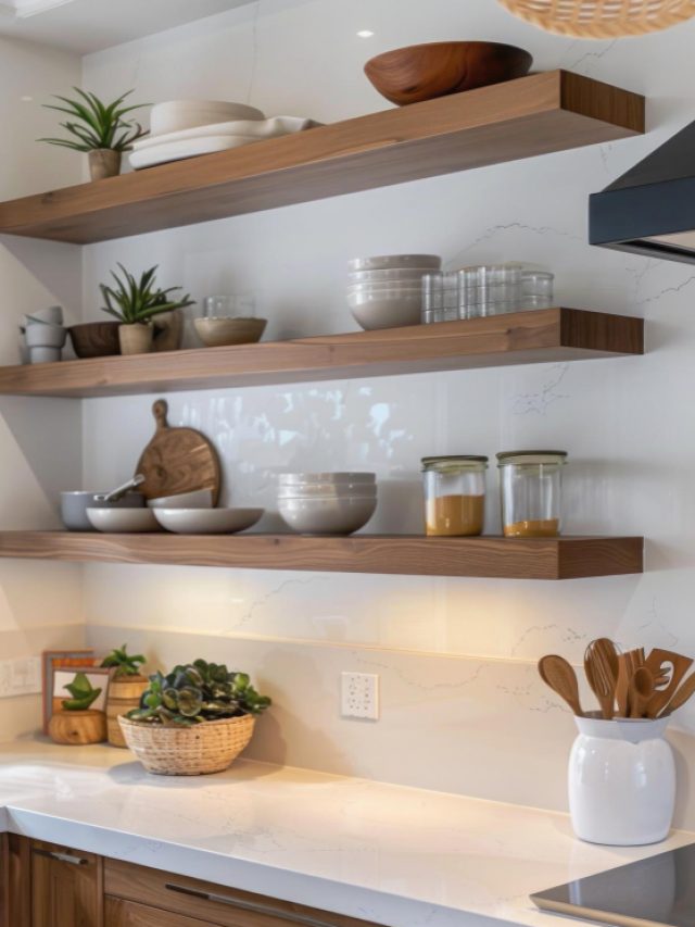 Pros and Cons of Open Kitchen Shelving