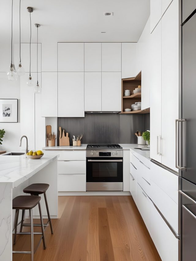 9 Chic Monochrome Kitchen Design