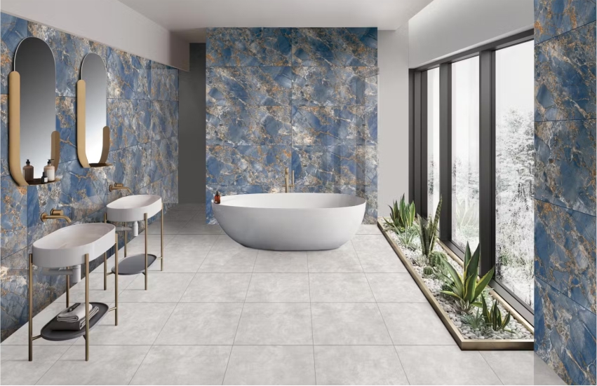 Why Stone Tiles Are a Smarter Choice Than Natural Stone for Modern Bathrooms?