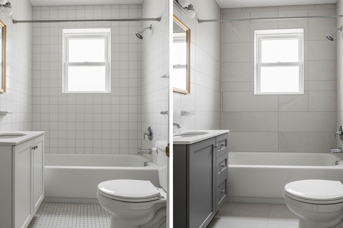 Tile Patterns That Make Small Rooms Look Bigger: Lay Directions, Sizes & Colour Tricks