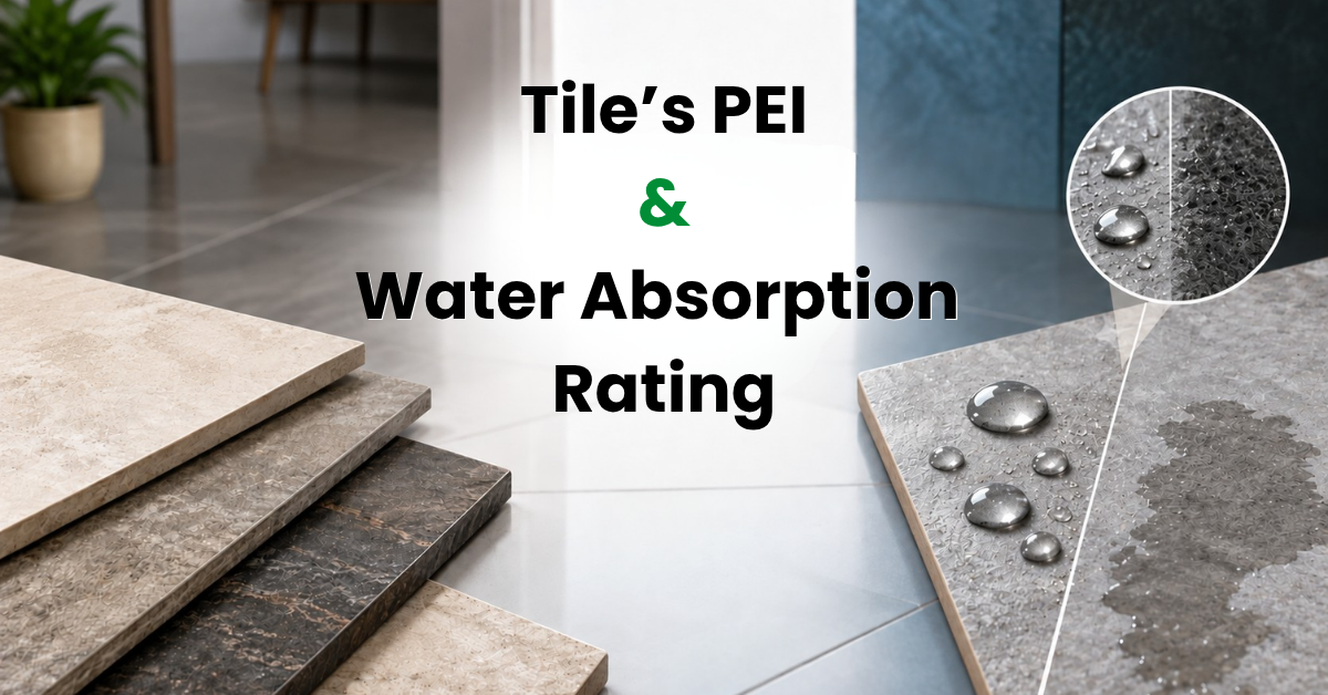 How to Read a Tile’s PEI & Water Absorption Rating Before Buying