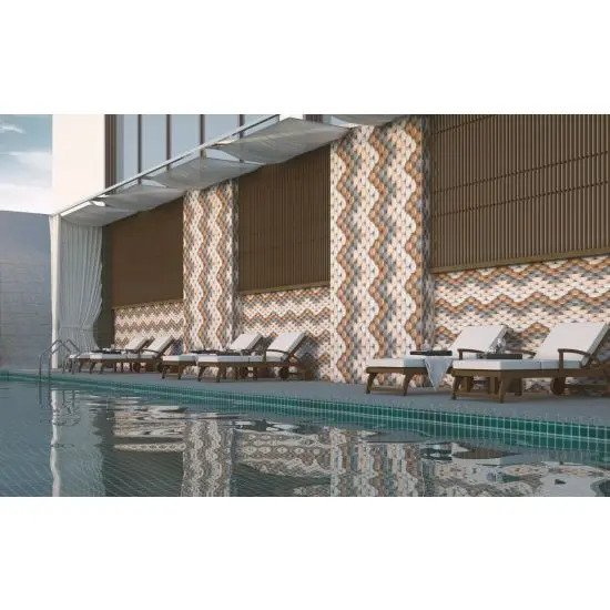 3d look outdoor wall tile