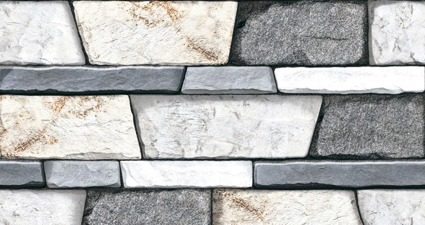 front wall stone design