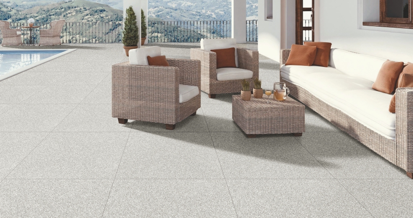 Elegant Sahara Gris parking-tiles for a durable and sophisticated finish