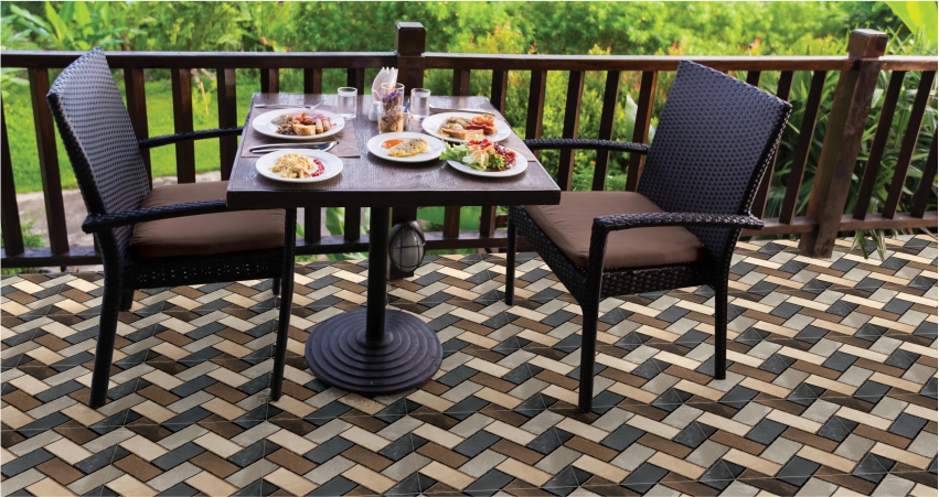 matte finish terrace tiles