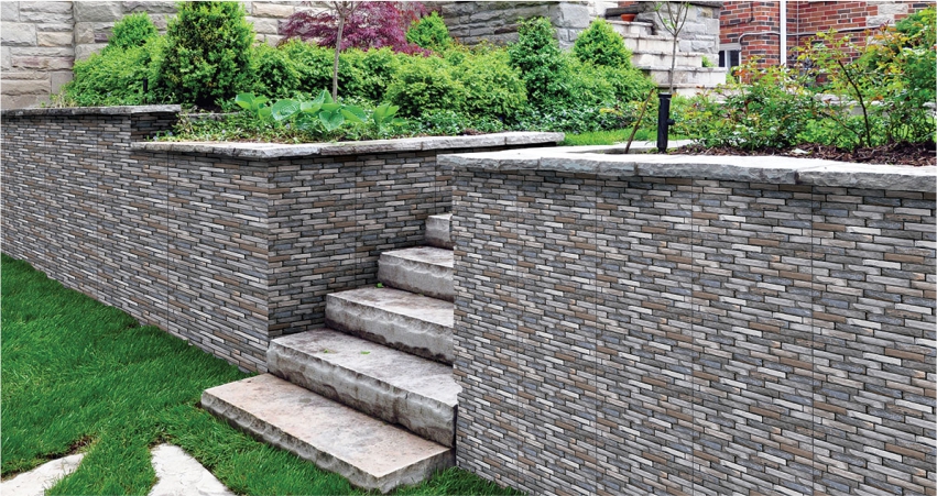 stone tile for garden wall